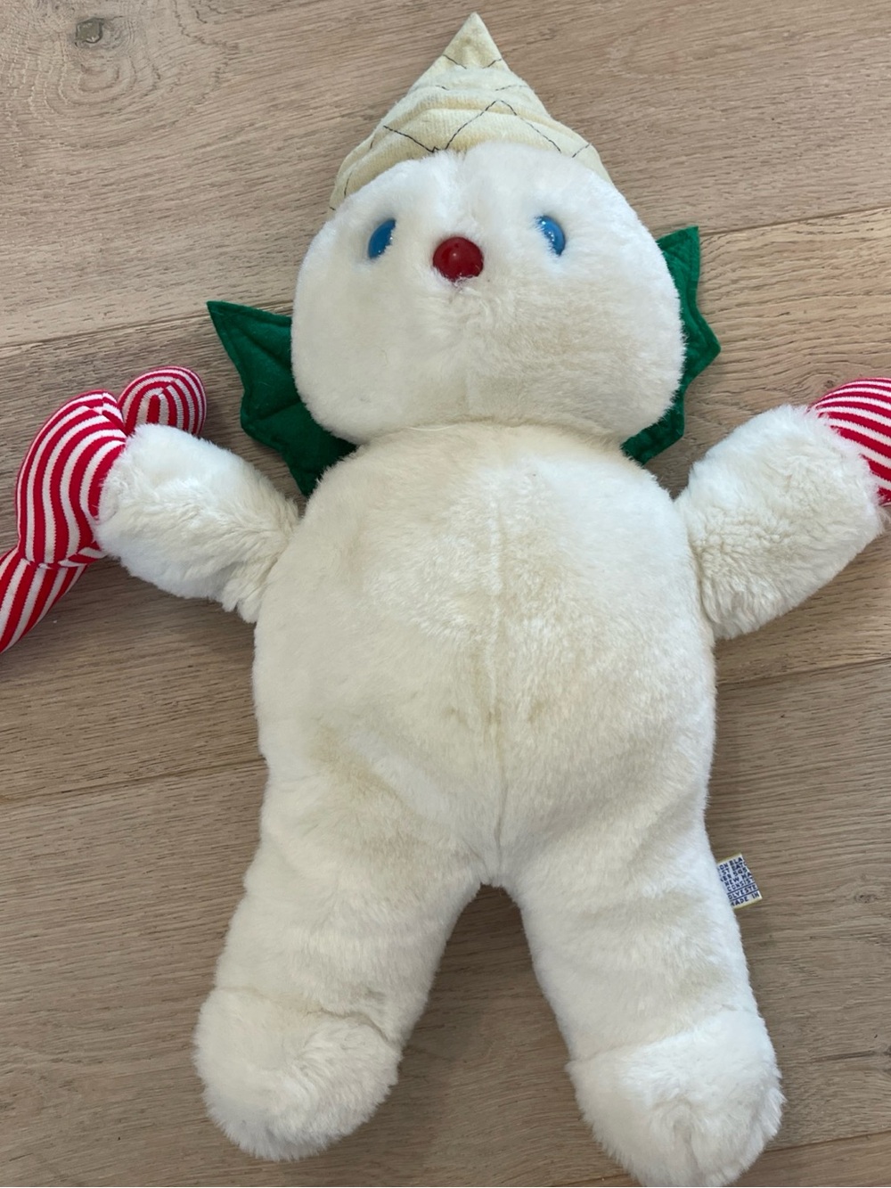 VINTAGE Mr.Bingle Maison Blanche plush snowman